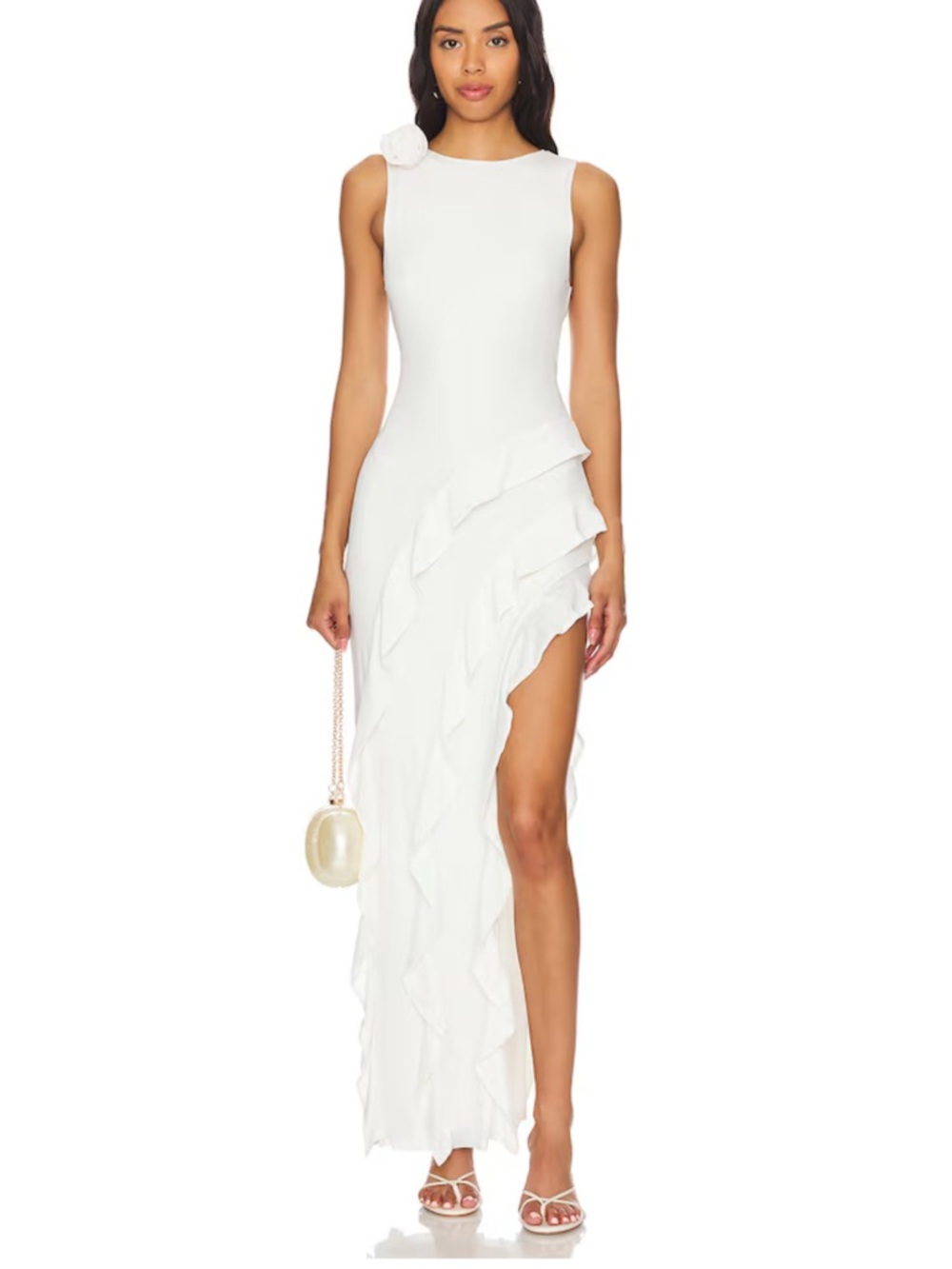 AFRM Airess Dress in Gardenia Maxi Dress
